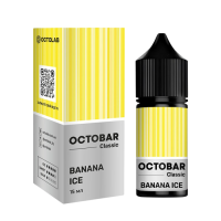 Рідина Octobar Classic Hard Salt Banana Ice 30 мл 65 мг Банан Лід Самозаміс