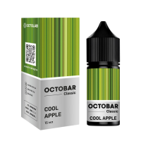 Жидкость Octobar Classic Hard Salt Cool Apple 30 мл 65 мг Яблоко Лед Самозамес