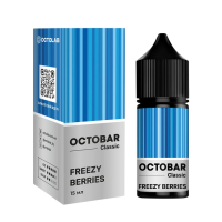 Рідина Octobar Classic Hard Salt Freezу Berries 30 мл 65 мг Чорниця, Ожина, Лід Самозаміс
