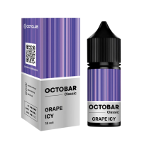 Рідина Octobar Classic Hard Salt Grape Ice 30 мл 65 мг Виноград Лід Самозаміс
