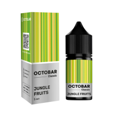 Жидкость Octobar Classic Salt Jungle Fruits 10 мл 50 мг Маракуйя, Папайя, Лед Самозамес Жидкость Octobar Classic Salt Jungle Fruits 10 мл 50 мг Маракуйя, Папайя, Лед Самозамес