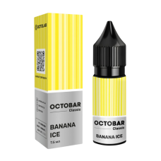 Жидкость Octobar Classic Salt Banana Ice 15 мл 50 мг Банан Лед Самозамес Жидкость Octobar Classic Salt Banana Ice 15 мл 50 мг Банан Лед Самозамес