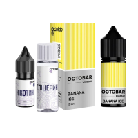 Рідина Octobar Classic Salt Banana Ice 30 мл 50 мг Банан Лід Самозаміс