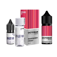 Рідина Octobar Classic Salt Raspberry Frost 30 мл 50 мг Малина, Лід Самозаміс