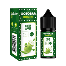 Жидкость Octobar Fresh & Sour Hard Salt Green Apple 30 мл 65 мг Зеленое Яблоко Самозамес
