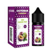 Рідина Octobar Fresh & Sour Hard Salt Kiwi Passionfruit 30 мл 65 мг Ківі Маракуя Самозаміс