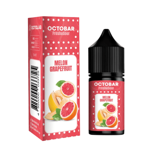 Жидкость Octobar Fresh & Sour Salt Melon Grapefruit 10 мл 50 мг Дыня Грейпфрут Самозамес