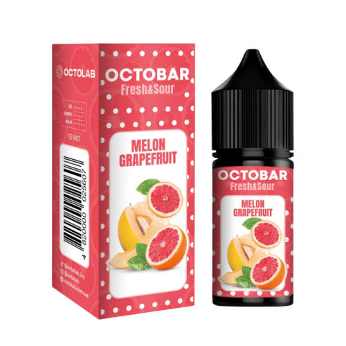 Жидкость Octobar Fresh & Sour Salt Melon Grapefruit 30 мл 50 мг Дыня Грейпфрут Самозамес