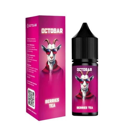 Жидкость Octobar NFT Salt Berries Tea 15 мл 50 мг Ягодный Чай Самозамес