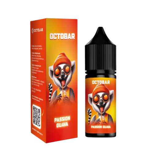 Жидкость Octobar NFT Salt Passion Guava 15 мл 50 мг Маракуйя Гуава Самозамес