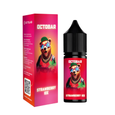 Жидкость Octobar NFT Salt Strawberry Ice 15 мл 50 мг Клубника Лед Самозамес Жидкость Octobar NFT Salt Strawberry Ice 15 мл 50 мг Клубника Лед Самозамес