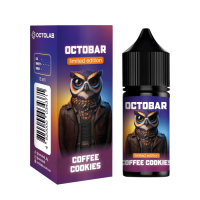 Жидкость Octobar NFT Limeted Edition Salt Coffee Cookies 30 мл 50 мг Капучино Печенье Самозамес