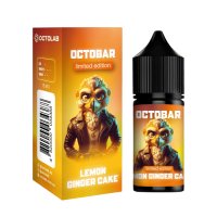 Жидкость Octobar NFT Limeted Edition Salt Lemon Ginger Cake 30 мл 50 мг Лимонно-имбирный торт Самозамес