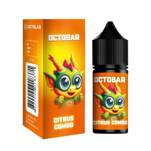 Жидкость Octobar NFT Salt Citrus Combo 30 мл 50 мг Мікс лимона и лайма Самозамес