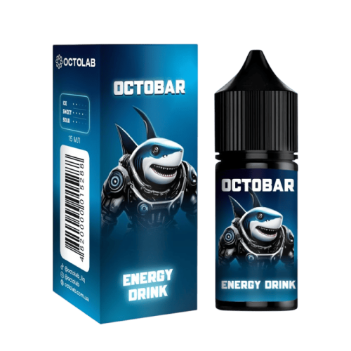 Жидкость Octobar NFT Salt Energy Drink 30 мл 50 мг Энергетический напиток Самозамес