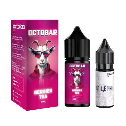 Жидкость Octobar NFT Hard Salt Berries Tea 30 мл 65 мг Ягодный Чай Самозамес