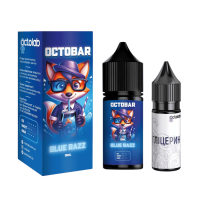 Рідина Octobar NFT Hard Salt Blue Razz 30 мл 65 мг Синя Малина та Газировка Самозаміс