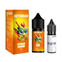 Жидкость Octobar NFT Hard Salt Citrus Combo 30 мл 65 мг Мікс лимона и лайма Самозамес