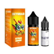Жидкость Octobar NFT Hard Salt Citrus Combo 30 мл 65 мг Мікс лимона и лайма Самозамес