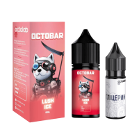 Жидкость Octobar NFT Hard Salt Lush Ice 30 мл 65 мг Арбуз Клубника Лед Самозамес