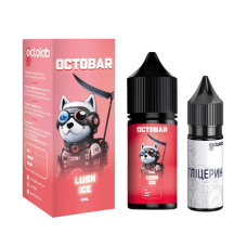 Жидкость Octobar NFT Hard Salt Lush Ice 30 мл 65 мг Арбуз Клубника Лед Самозамес