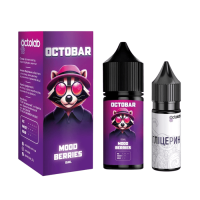 Рідина Octobar NFT Hard Salt Mood Berries 30 мл 65 мг Мікс Ягоди Настрою Самозаміс