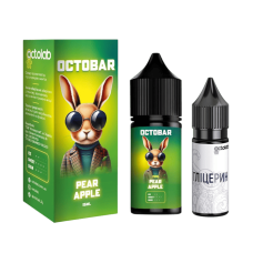 Жидкость Octobar NFT Hard Salt Pear Apple 30 мл 65 мг Груша Яблоко Самозамес
