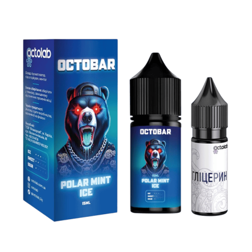 Жидкость Octobar NFT Hard Salt Polar Mint Ice 30 мл 65 мг Освежающая Мята Самозамес