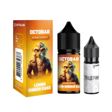 Жидкость Octobar NFT Limeted Edition Hard Salt Lemon Ginger Cake 30 мл 65 мг Лимонно-имбирный торт Самозамес Жидкость Octobar NFT Limeted Edition Hard Salt Lemon Ginger Cake 30 мл 65 мг Лимонно-имбирный торт Самозамес