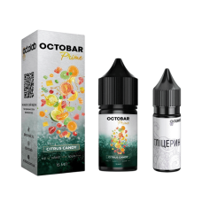 Жидкость Octobar Prime Hard Salt Citrus Candy 30 мл 65 мг Цитрусовые Конфеты Самозамес