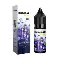 Рідина Octobar Prime Salt Blueberry Soda 15 мл 50 мг Чорниця Содова Самозаміс