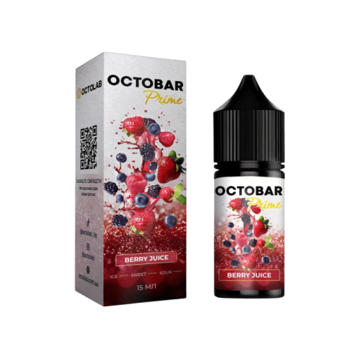 Жидкость Octobar Prime Salt Berry Juice 30 мл 50 мг Ягодный Сок Самозамес