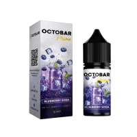 Жидкость Octobar Prime Salt Blueberry Soda 30 мл 50 мг Черника Содовая Самозамес