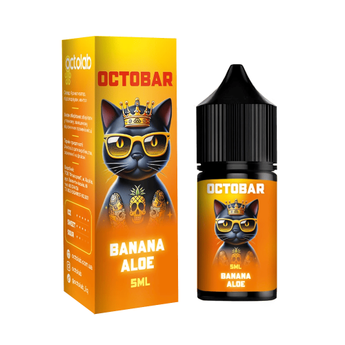 Жидкость Octobar NFT Salt Banana Aloe 10 мл 50 мг Банан Алоэ Самозамес