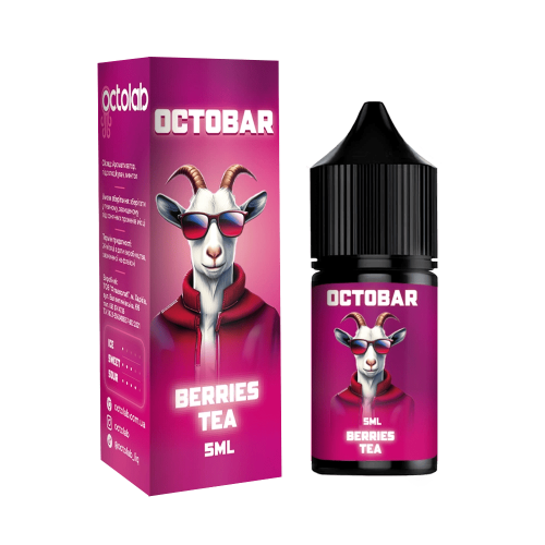 Жидкость Octobar NFT Salt Berries Tea 10 мл 50 мг Ягодный Чай Самозамес
