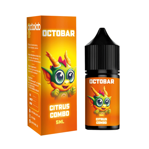 Жидкость Octobar NFT Salt Citrus Combo 10 мл 50 мг Мікс лимона и лайма Самозамес