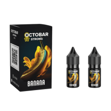 Жидкость Octobar Strong Salt Banana 10 мл 50 мг Банан Клубника Самозамес Жидкость Octobar Strong Salt Banana 10 мл 50 мг Банан Клубника Самозамес