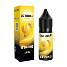 Жидкость Octobar Strong Salt Banana 15 мл 50 мг Банан Клубника Самозамес Жидкость Octobar Strong Salt Banana 15 мл 50 мг Банан Клубника Самозамес