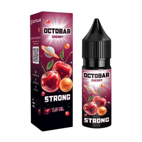 Жидкость Octobar Strong Salt Cherry 15 мл 50 мг Вишня Лед Самозамес