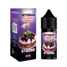 Жидкость Octobar Strong Salt Blackberry Crumble 30 мл 50 мг Черничный Пирог Самозамес