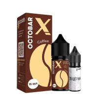 Жидкость Octobar X Hard Salt Coffee 30 мл 65 мг Кофе Самозамес