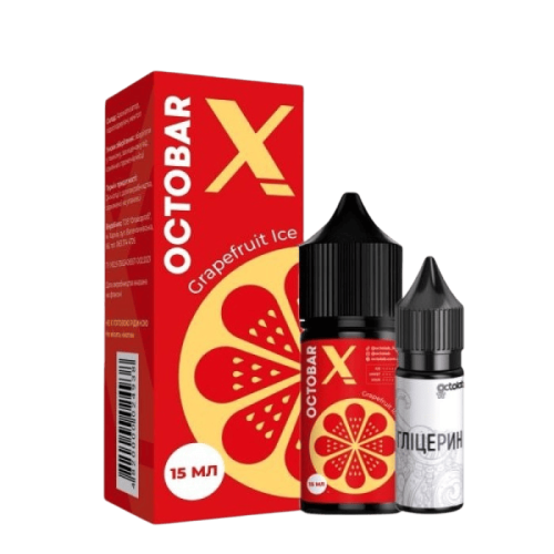 Жидкость Octobar X Hard Salt Grapefruit Ice 30 мл 65 мг Грейпфрут Лед Самозамес