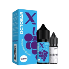 Жидкость Octobar X Hard Salt Mysterious Grape 30 мл 65 мг Виноград Самозамес Жидкость Octobar X Hard Salt Mysterious Grape 30 мл 65 мг Виноград Самозамес