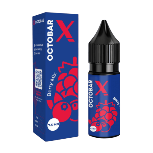 Жидкость Octobar X Salt Berry Mix 15 мл 50 мг Ягодный Микс Самозамес