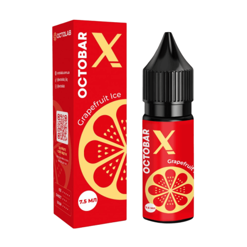 Жидкость Octobar X Salt Grapefruit Ice 15 мл 50 мг Грейпфрут Лед Самозамес