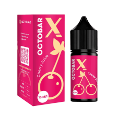 Жидкость Octobar X Salt Cherry Juice 30 мл 50 мг Вишневый сок Самозамес