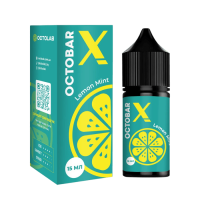 Рідина Octobar X Salt Lemon Mint 30 мл 50 мг Лимон М'ята Самозаміс