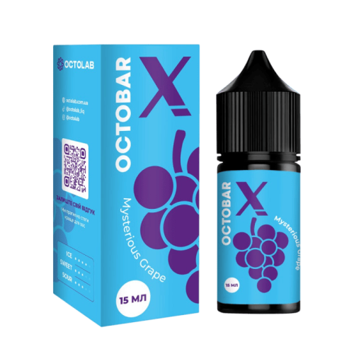 Жидкость Octobar X Salt Mysterious Grape 30 мл 50 мг Виноград Самозамес