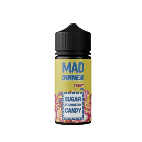 Рідина Mad Dinner Candy 0 мг 100 мл Полунична Цукерка