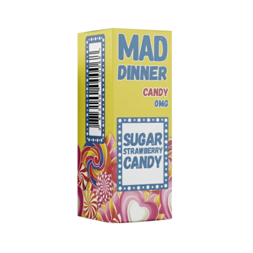 Рідина Mad Dinner Candy 0 мг 100 мл Полунична Цукерка